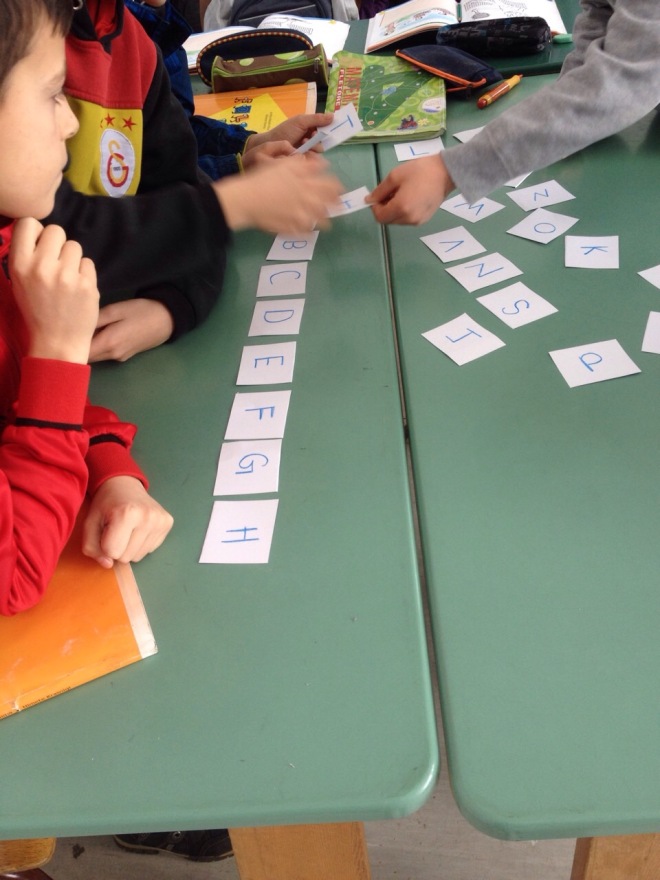 classroom activity alphabet